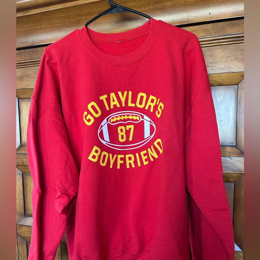 Red Graphic Sweatshirt